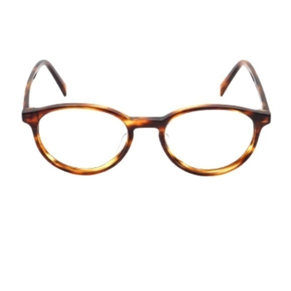 Warby Parker Watts M 280 Sugar Maple Brown tortoise shell frame and case
